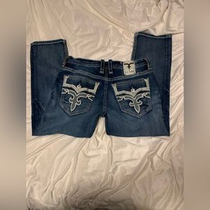 Men’s 36 x 36 Rock Revival Jeans; Barry Relaxed Straight.